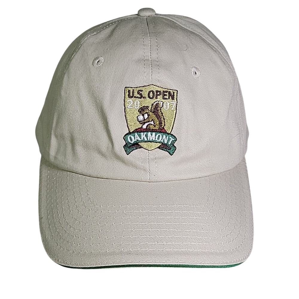 USGA Slideback Hat US Open Oakmont 2007 Golf Embroidered Logo USGA Member